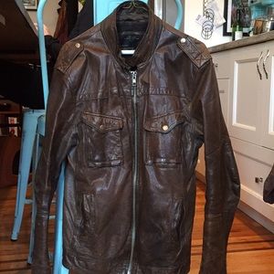All Saints classic leather jacket